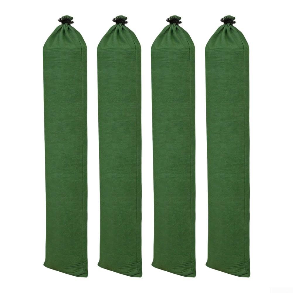 4er Set Hochdichte Canvas Sandsäcke 19x150cm Wasserschutz(19 * 120cm) | 4er Set, 19x150cm Größe, hochdichtes Gewebe, für ideal für Hochwasser, einfache Handhabung
