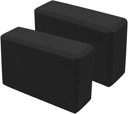 Ladrillo de yoga  2 bloques de espuma antideslizante para ejercicios, bloques de cuña de espuma EVA, soporte de mano avanzado para gimnasio, uso
