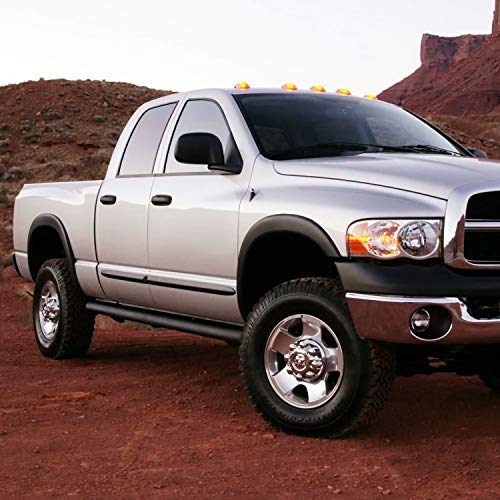 Spec-D Tuning 4PC Front + Rear OE Style Fender Flares Compatible with 2002-2008 Dodge Ram 1500, 2003-2009 Ram 2500 3500 6.5\' Bed