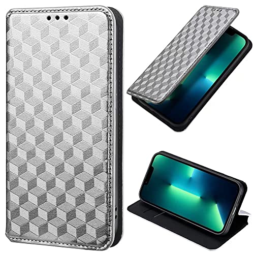 Funda compatible con Blackview Shark 9 5G, diseño retro de poliuretano con cartera de protección, función atril para tarjetas de crédito, ticket con tapa para Blackview Shark 9 5G, color blanco