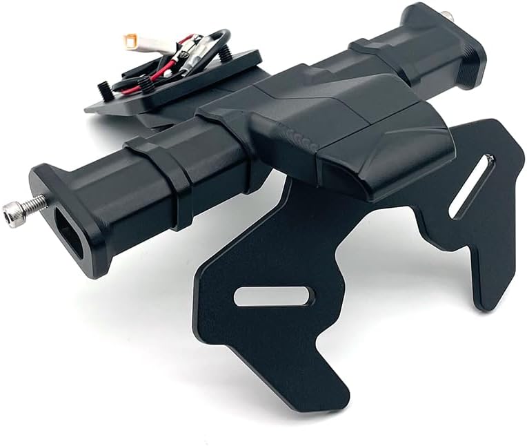 Compatible with 1390 Super Duke R 990 Duke 2024-2026 Aluminum License Plate Holder Fender Bracket Motorcycle Fender Eliminator License Plate Holder Tail Tidy (990 DUKE 2024-2026)