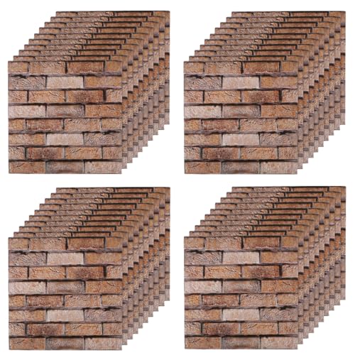 40 pezzi Pannelli Decorativi Per Pareti, Pannelli Adesivi per Pareti, Adesivi Murali 3d, Carta Parati Adesiva Muro, Carta da Parati Adesiva, Pannello Finto Mattone, Finta Pietra per Interni