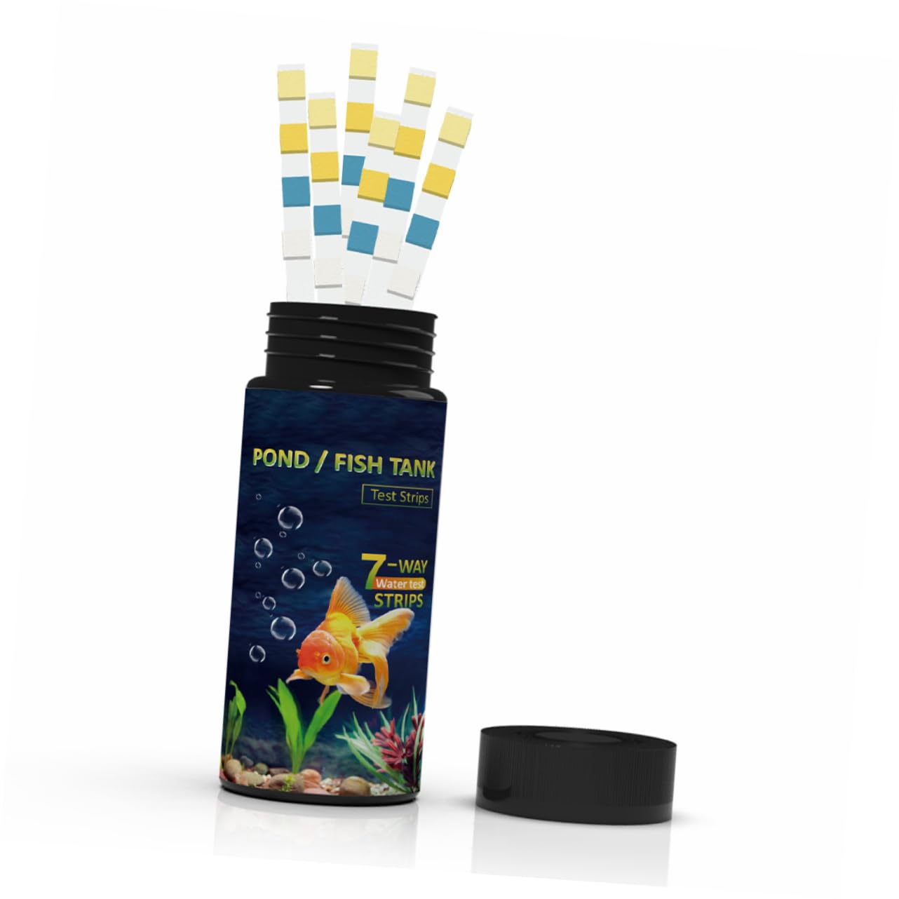 4 Sätze Teststreifen Für Die Wasserqualität Fisch Wassertest Bausatz Aquarium Pool Teststreifen Erkennung Für Poolwasser Testen Tank Tester Für Wasser Pvc 50 Stück * 4