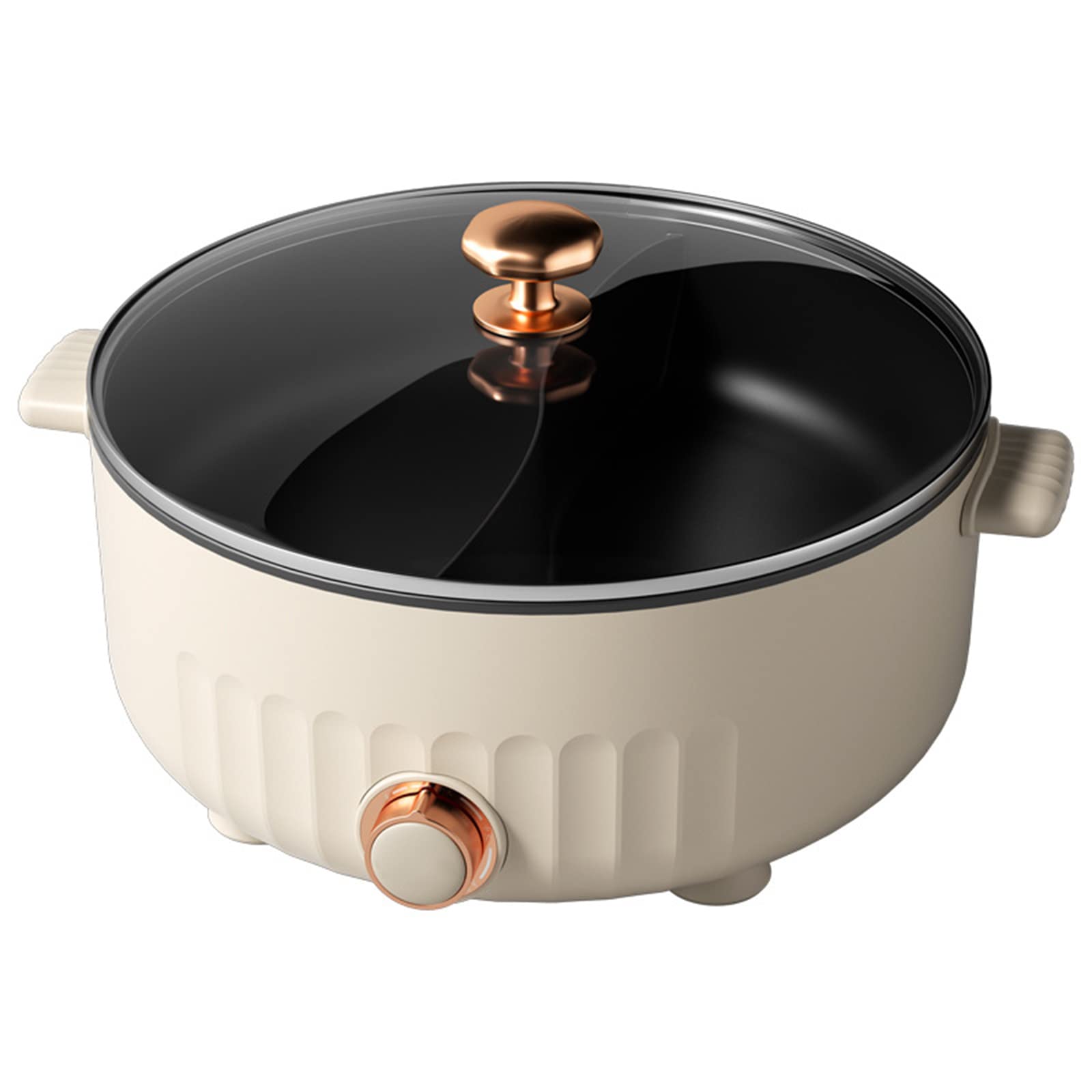 Marmite électrique deux en un anti-séchage 1350W pour éviter de brûler vos repas