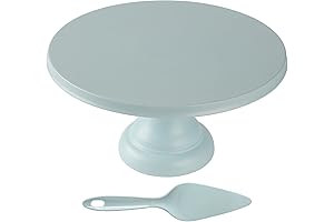 Round Cake Stand 9.84 Inch with Spatula