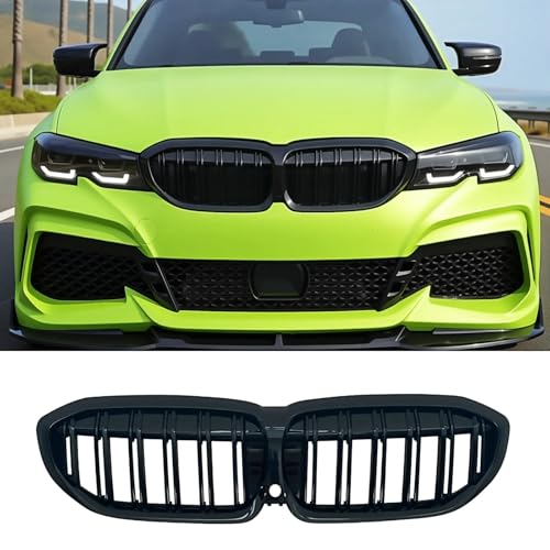 Hengjiayao Nieren Schwarz Kühlergrill für BMW 3er G20 G21 2019-2022 PRE