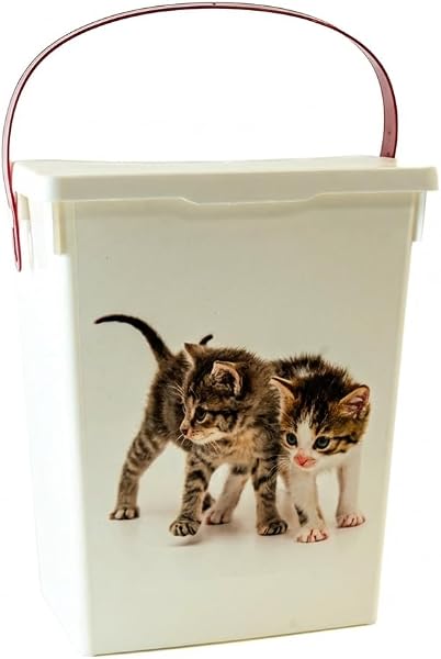 Boîte à Croquettes pour Chat et Chien 5L – Stockage Hermétique et Compact, Conservation Optimale, Design Animalier Pratique et Élégant - 1