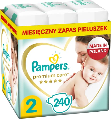 Pampers Premium Care 2 - Pañales (pequeños, 240 unidades)