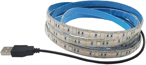 Miniatura 2 de Tira de luz LED alimentada por USB 2m6.56ft 5V 30 SMD5050 LED 395nm-405nm Luz negra ultravioleta para fluorescente, curado de impresión 3D, carcasa