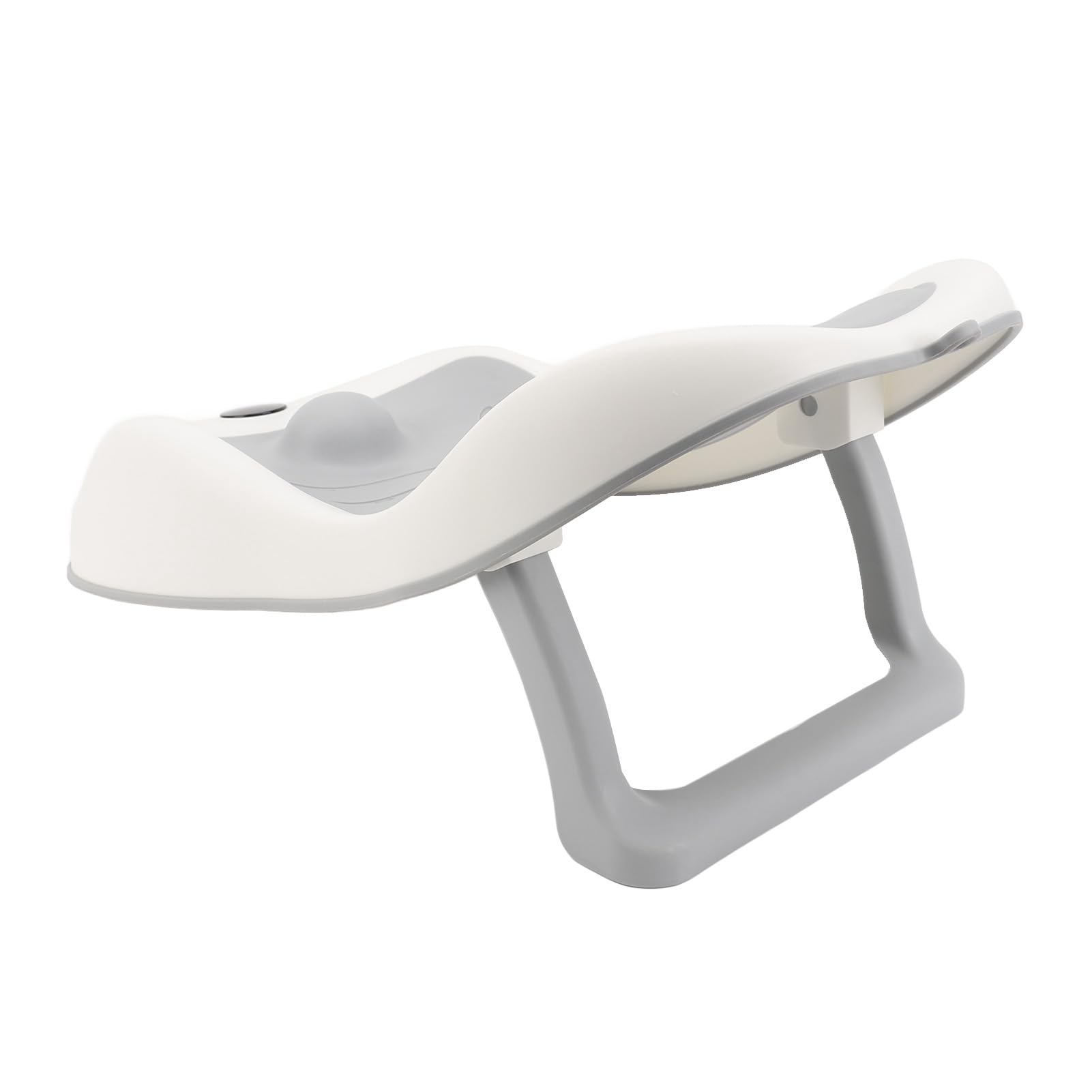Asixxsix Soporte Plegable para Baño de bebé con Termómetro para Recién Nacidos, Asiento de Baño para bebé, Lavabo Ajustable para Bañera de (GRAY)