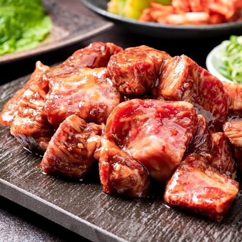 黒毛和牛 タレ漬けロースひとくちステーキ 1.2kg(400g×3パック) 冷凍 食品 肉 牛肉 焼肉 bbq バーベキュー