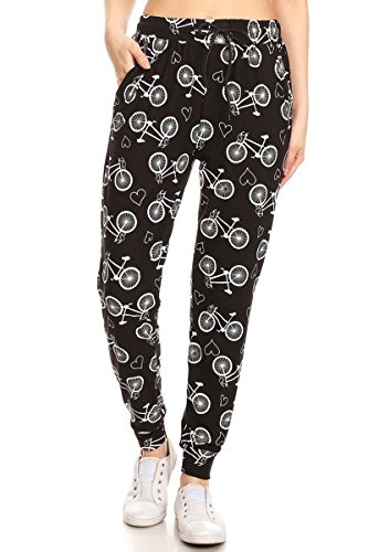Image of Leggings Depot Premium Jogger Women's Popular Print High Waist Track Pants(S-XL)