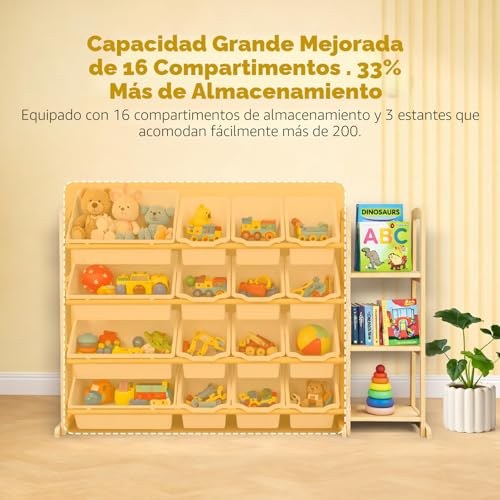 49% Off Kids Toy Storage Organizer with 16 Bins - Image 6