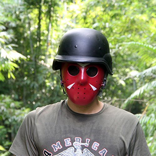 Máscara Jason Metal Paintball - Careta Táctica Halloween Airsoft