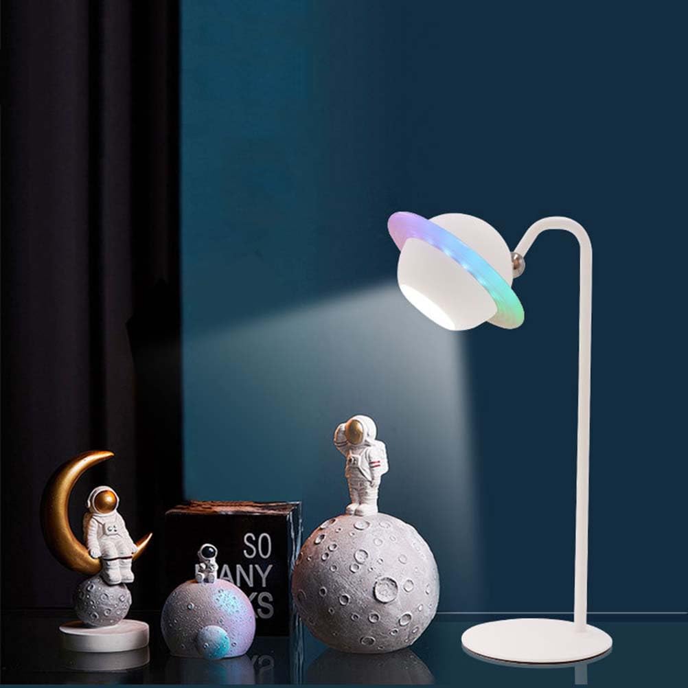 Lámpara de Noche de Madera Recargable, táctil, Regulable, giratoria, inalámbrica, magnética, para Lectura, con Clip para Libro Desmontable, Recargable por USB, para escri
