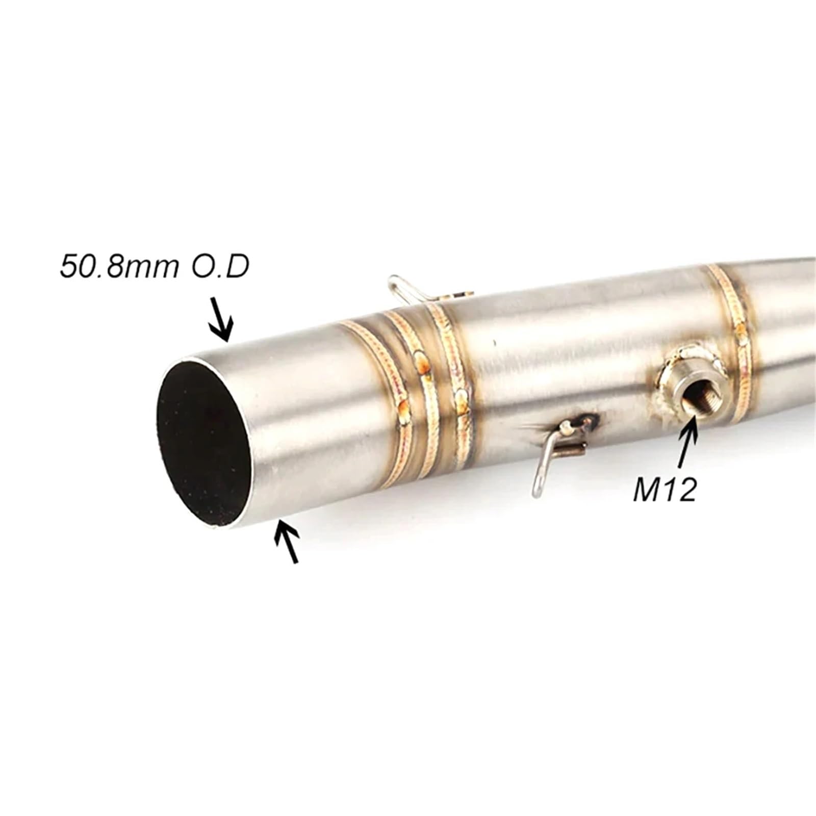 końcówka wydechu TŁUMIK WYDECHOWY MOTOCYKLOWY PEŁNY SYSTEM SLIP ON DO YAMAHA MT07 MT-07 2014-2023 Tłumik motocyklowy układ wydechowy samochodowy