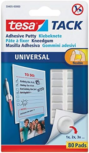 Tesa Tack Universal Masa Mocująca, Biały, 80 Sztuk