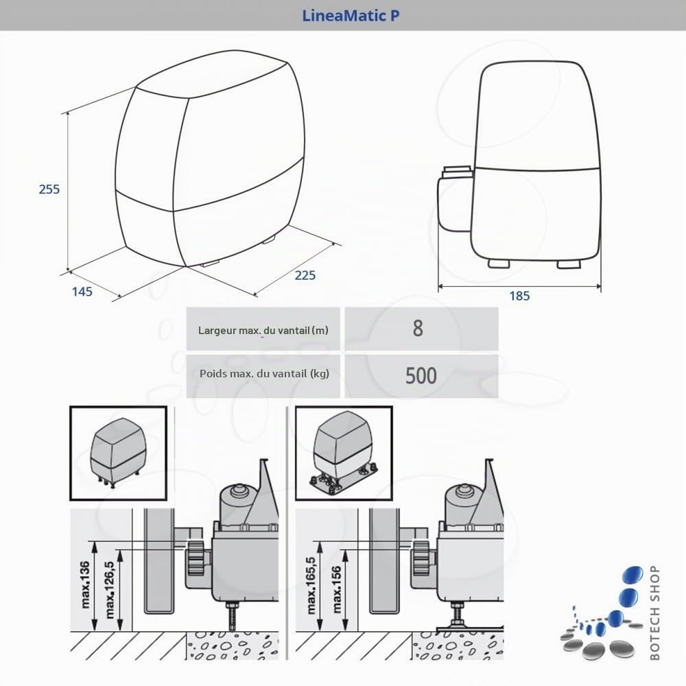 1 x Motorisation pour portail coulissant Hörmann LineamaticP.