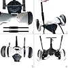 Epessa Hoverboard Seat Attachment Straps with Hoverboard Go Cart Strap Protectors, Hoverboard Go Kart Straps, Adjustable Replacement Straps Compatible with Self Balancing Scooter, Hook and Loop