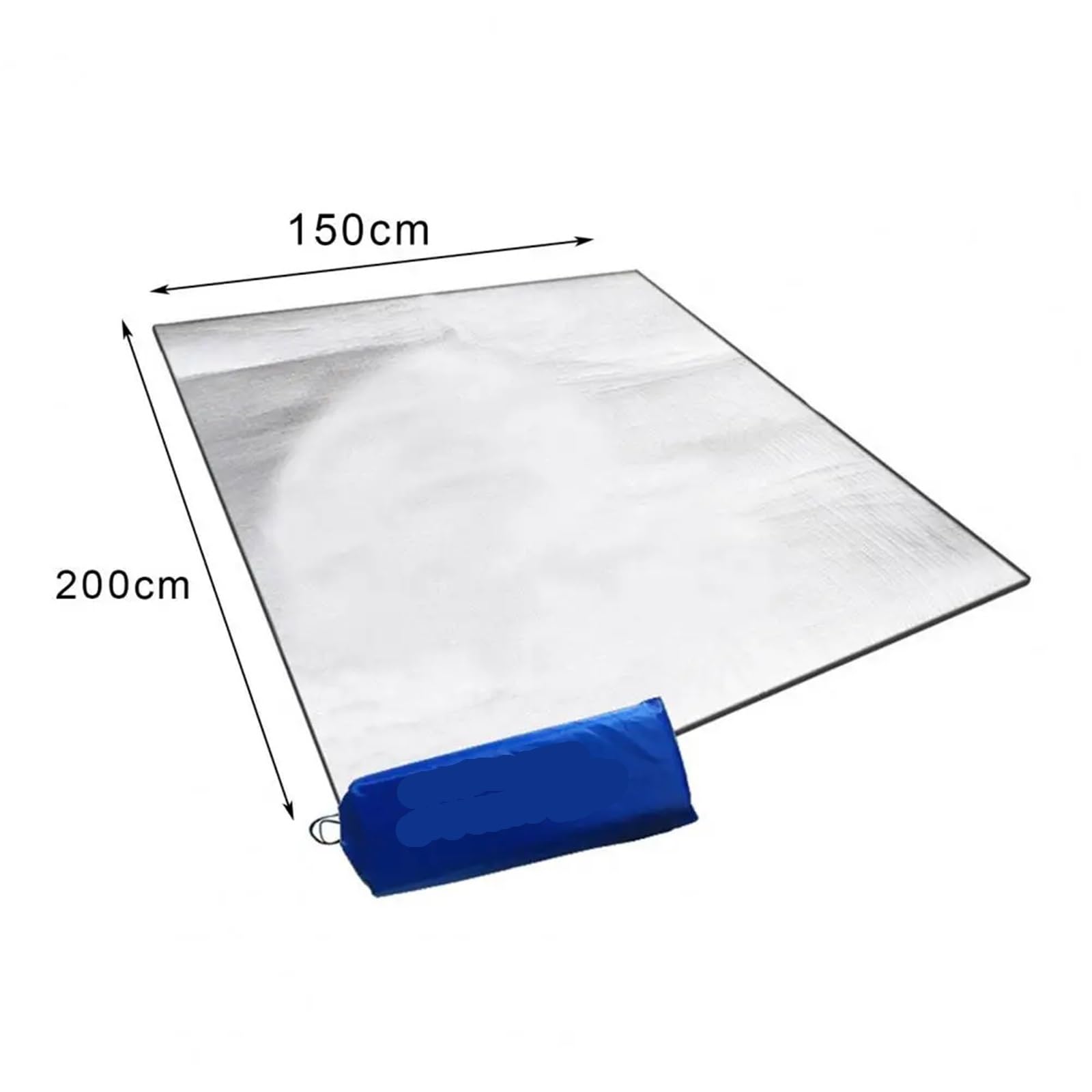 Tapis Isolant en Mousse de Papier d'aluminium, for Camping Pique-Nique Voyage extérieur Multicolore