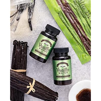 Vanilla Bean Paste for Baking and Cooking - Gourmet Madagascar Bourbon Blend made with Real Vanilla Seeds - 32 Ounces