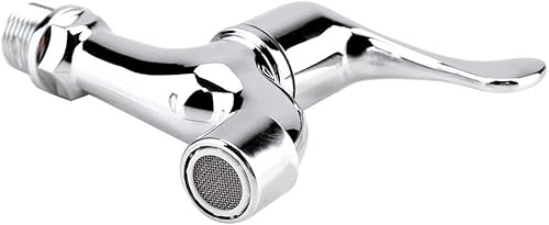 Miniatura 5 de Grifo de agua ABS Lavadora Lavabo Grifo de agua fría con mango de cola de un solo pico (#1)