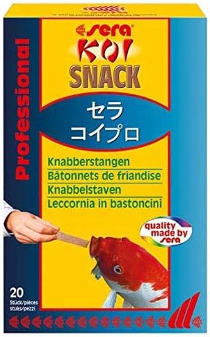 Sera Koi Professional Snack Fish Food, 20 Piece Box