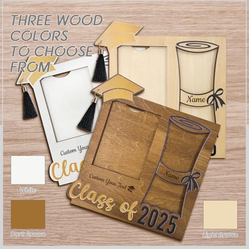 Custom Graduation Money Holder 2025, Engraving Name/Text Cash Card Box, Personalized 2025 Graduation Gifts for 2025 Senior College University Graduates (Custom Graduation Money Holder)4