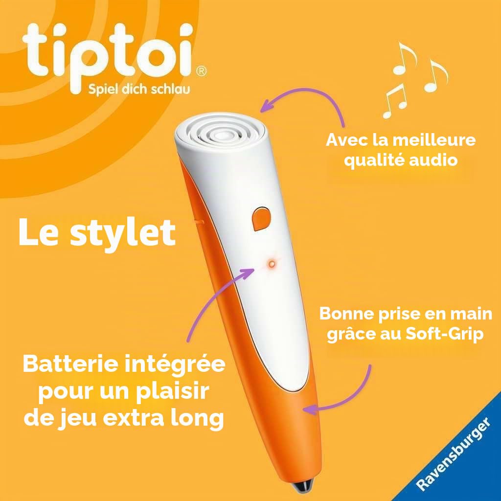 Ravensburger Kit de démarrage Tiptoi 00112 : Stylo et Livre d'images Recherchez et découvrez My World - Jeux éducatifs pour Enfants à partir de 2 Ans - Jouets à partir de 2 Ans
