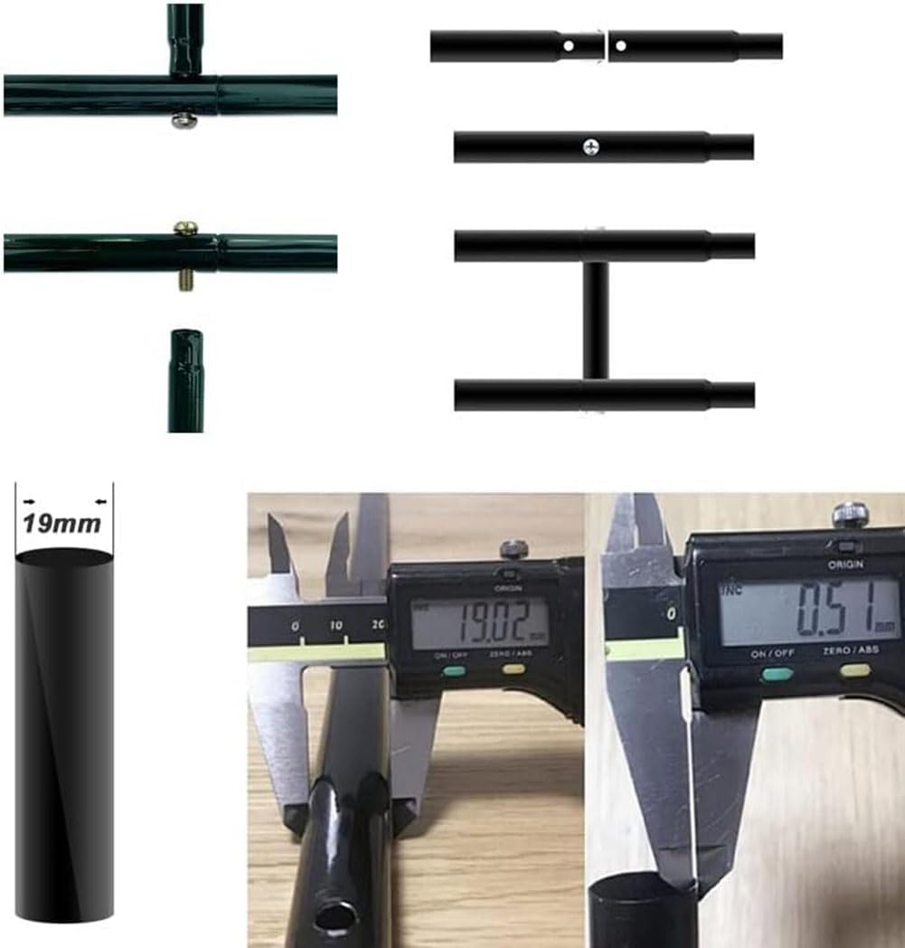 Arco da giardino in metallo resistente per piante rampicanti con rose bianche, pergolato per matrimoni, supporta grandi viti da 140 cm a 240 cm di larghezza, design resistente e robusto, perfetto per