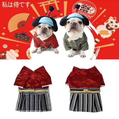 Disfraz japonés para perro MANON ROSA Kimono L miniatura 2