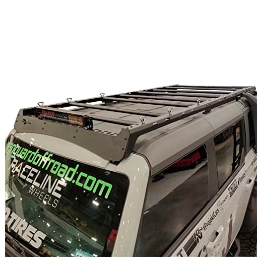 Vanguard Craftsmen Roof Rack VGRR-2440BK Compatible with 2021+ Ford Bronco [ROOF Rack ONLY]