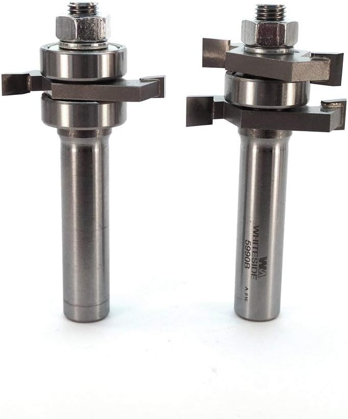 Whiteside Router Bits 5990 Shaker Straight Stile and Rail Set for Plywood Panel