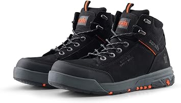 DQ Services Scruffs Switchback 3 Black Work Safety Boots (Numeric_8)