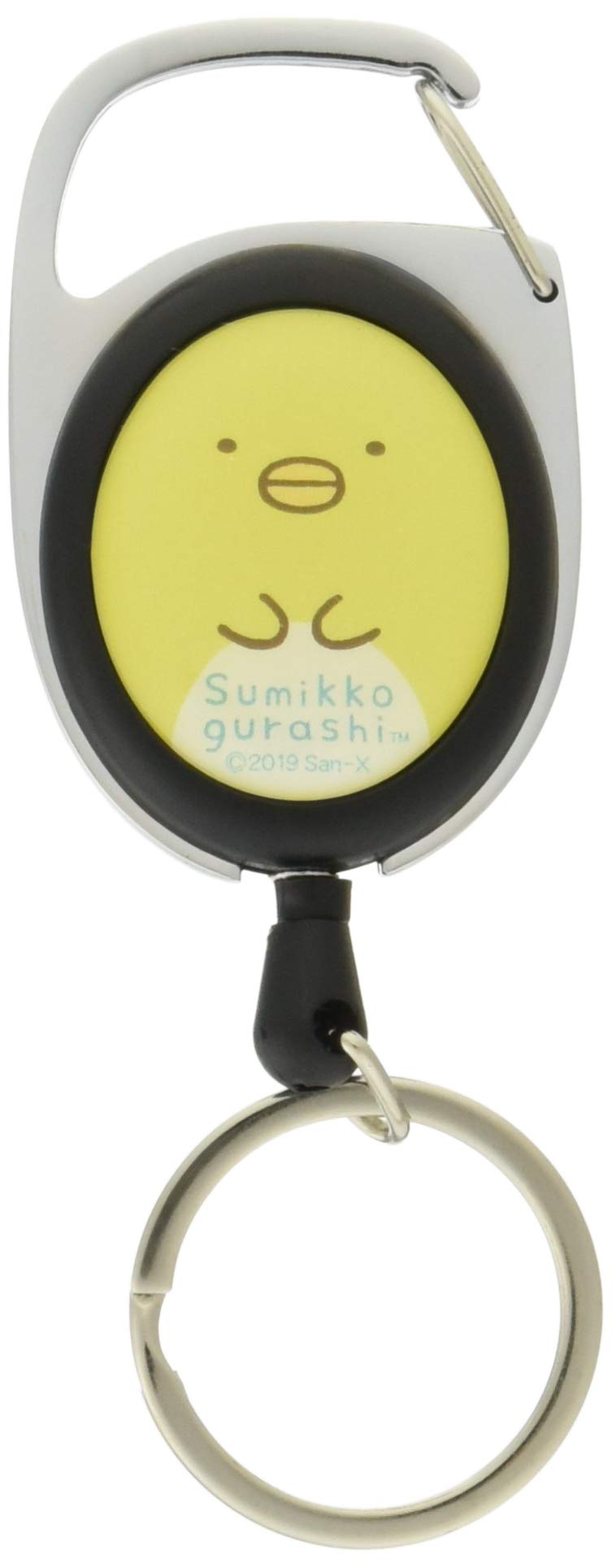 nakajimacorporation中島 San-X SC G Metal Reel Key charm chain polar bear and penguin