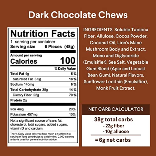 Oomph! Sweets Low Sugar 6-Pack Fruit Variety Mini Candy Chews And 6-Pack Regular Dark Chocolate Cocoa Chews Keto-Friendly Vegan Healthy Gluten Free, Treat For Kids And Adults #TOP4