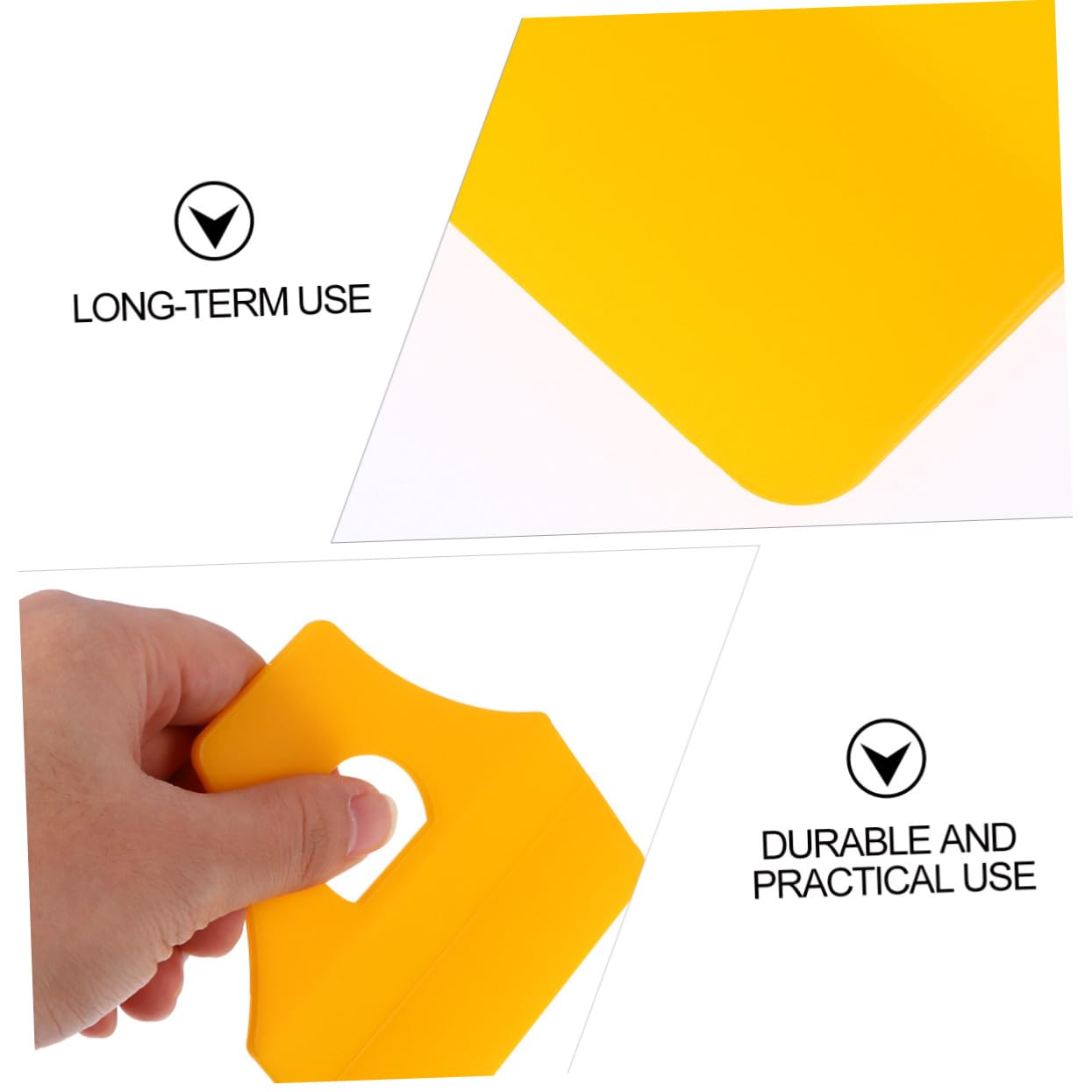 BESPORTBLE 5Pcs Car Vinyl Squeegee Soft Scraper Tools for Decal Application Auto Film Installation Residue Use for Car Wrapping and Window Tinting