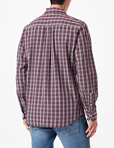 MUSTANG Clemens Two Clr Chk Camicia, Marrone, S