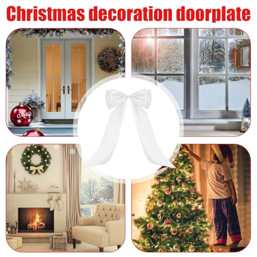 Cintas de colgables para de árbol de Navidad que solucionan el vacío visual en árboles grandes 5