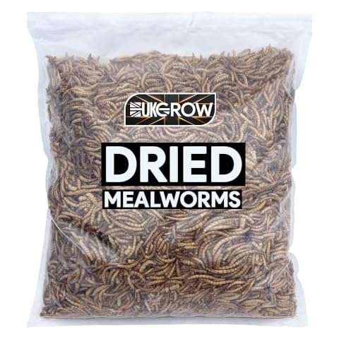 UK Grow Premium Large Dried Mealworms 20L Cover
