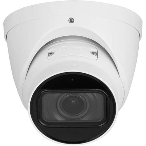 EmpireTech 4K 8MP 1/1.8" CMOS IR Turret Smart AI IP Wired Camera,2.7mm–12.0mm Motorized Lens,Built-in MIC,SMD,Smart Object,IVS,IPC-T58IR-ZE S3 Version White