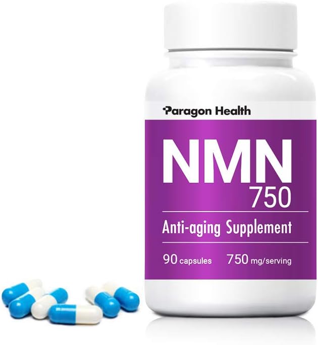 NMN750 (750mg/serving, 30 Day Supply) NMN Supplements – The Ultimate Anti Aging Supplement - Pure NMN (Nicotinamide Mononucleotide) – High Quality NAD Booster, 90 Capsules, 250mg/capsule