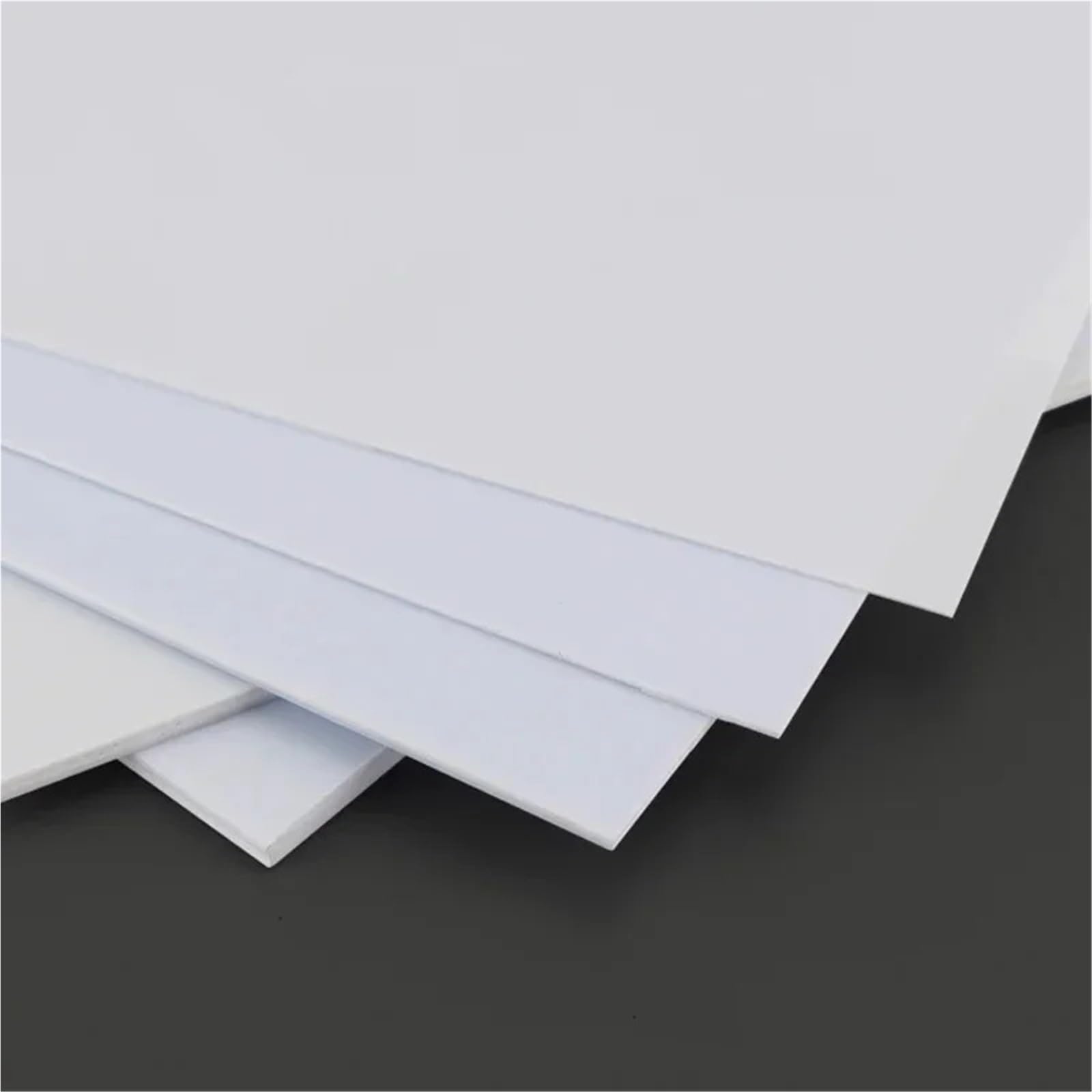 ABS-Kunststoffplatten 1 Stück Dicke 0,5 mm/1, mm/2 mm/3 mm/4 mm/5 mm/6 mm/8 mm/10 mm/12 mm, weiße Abs-Kunststoffplatte, Modellblatt, DIY-Modellmaterial Bastelarbeiten