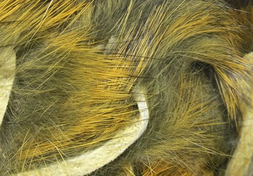 Hareline bandes micro lapin noiseties pêche à la mouche - variante or