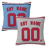 HUGXINAN Baseball Custom Throw Pillow Covers - Outdoor Pillowcase Personalized Any Name and Number for Men Women Boy Gift Pillow Case for Couch Bed Sofa 16X16/18X18/20X20 St Louis Gifts