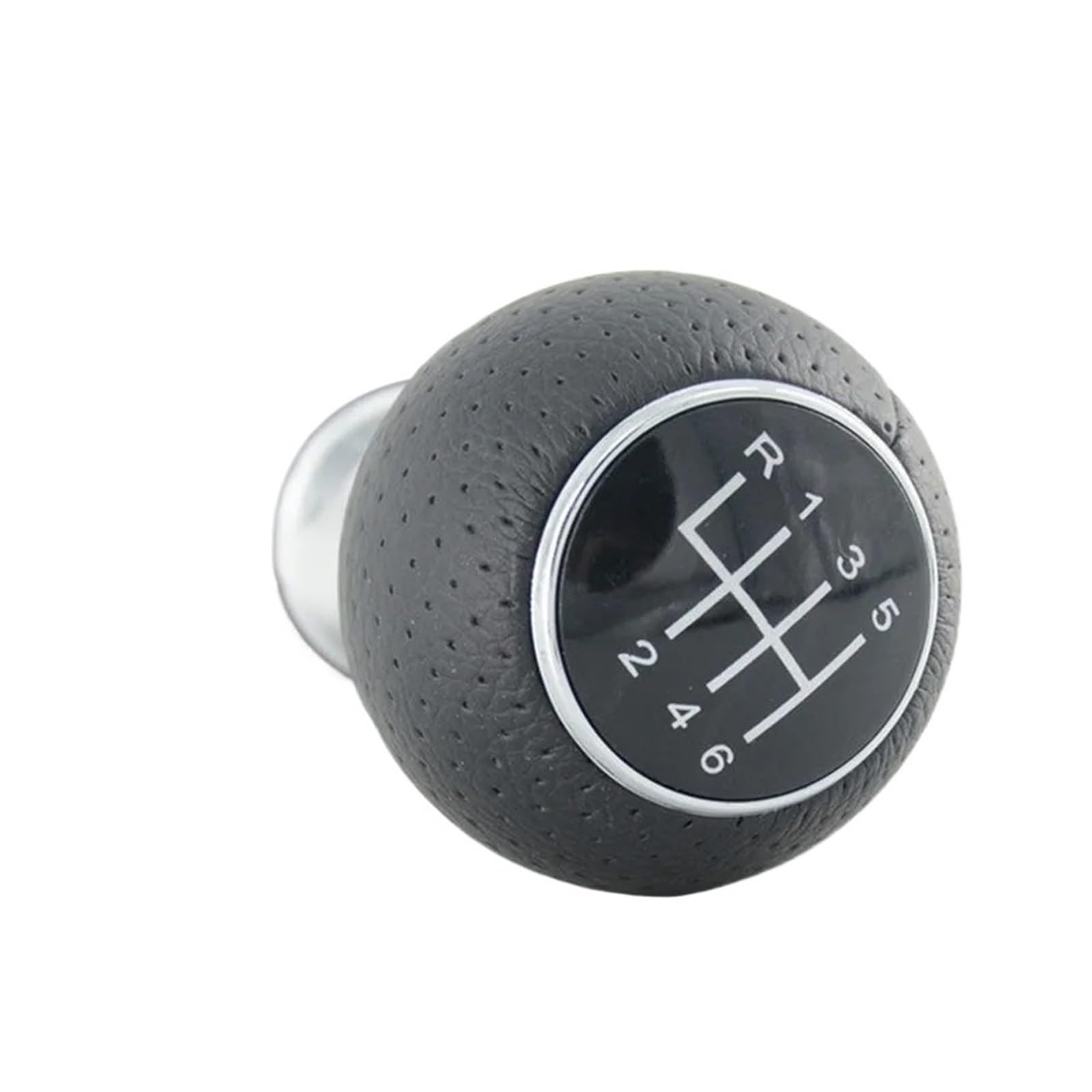 Glblpexelr R123456 23Mm Leather Gear Knob For Vw For Passat B5 3Bg B6 B7 Cc 3C For Golf 4 For Bora 12Mm / 23Mm Car Gear Shift Knob Lever Stick Handle Head(R123456 23Mm)