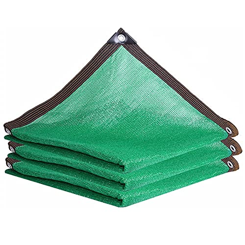 DKLE 2x5m 85% Toldo Vela de Sombra Red de Sombreado Negra Protección Solar Hoja de Lona Engrosamiento Cifrado Sombra para El Hogar Planta de Patio Aislamiento Térmico del Coche Malla Sombreador