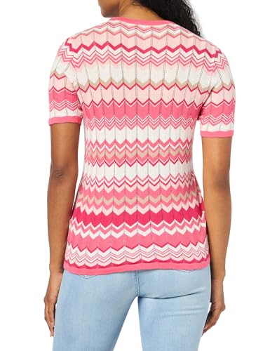 T-shirt Anne Klein Coutures en Chevron style géométrique - 3
