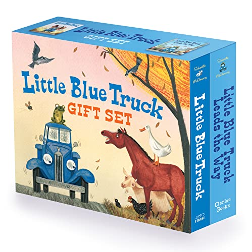 Image of Little Blue Truck 2-Book Gift Set: Little Blue Truck Board Book, Little Blue Truck Leads the Way Board Book