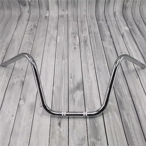 1 ''Retro Motorrad 25mm Lenker Super Hohe Roller Lenkrad Griff Bars Für Bobber Chopper Cruiser Sportster Classic(Chrome)